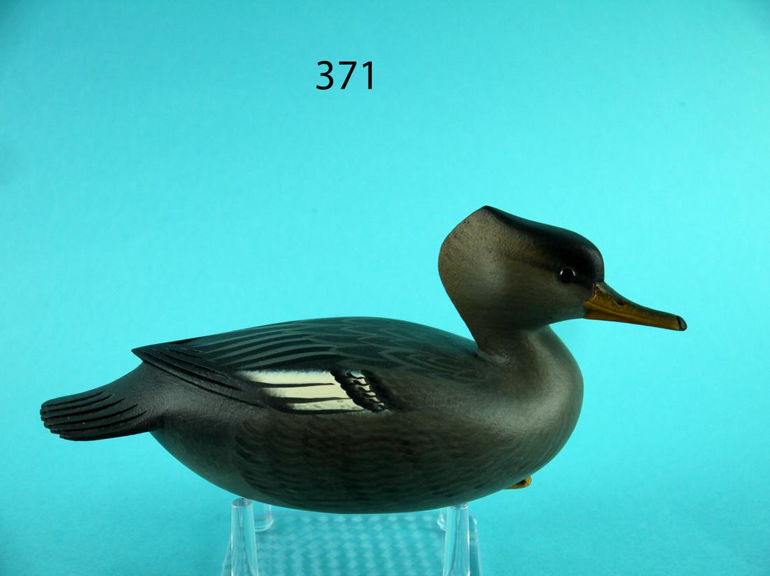 ONE-THIRD SIZE HOODED MERGANSER HEN, F.C. BROWN, JR. (1 of 4)