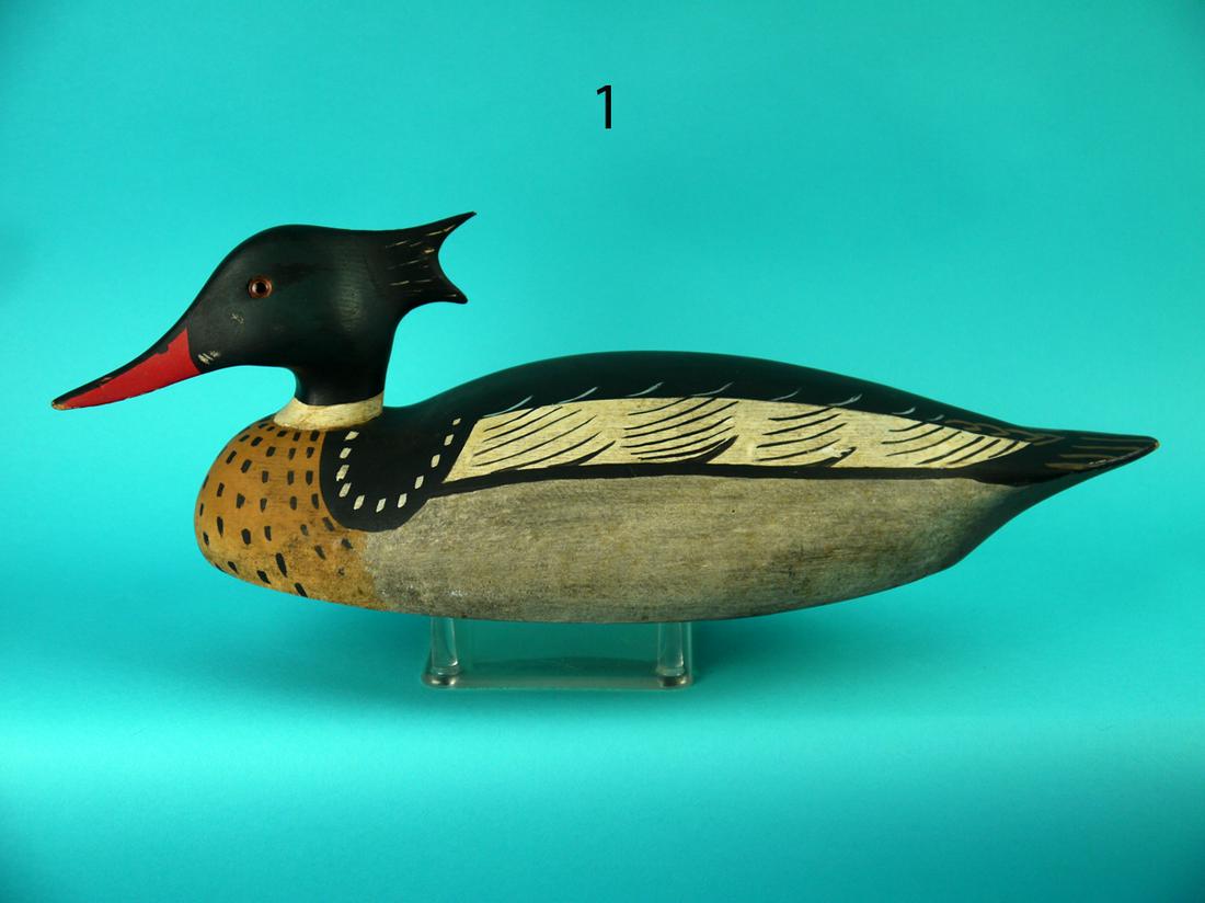 RED-BREAST MERGANSER DRAKE, WILDFOWLER (1 of 4)