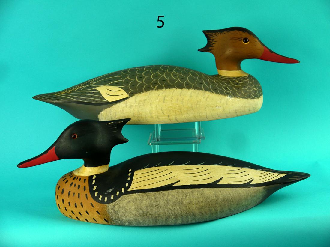 RED-BREAST MERGANSER PAIR, WILDFOWLER (1 of 4)