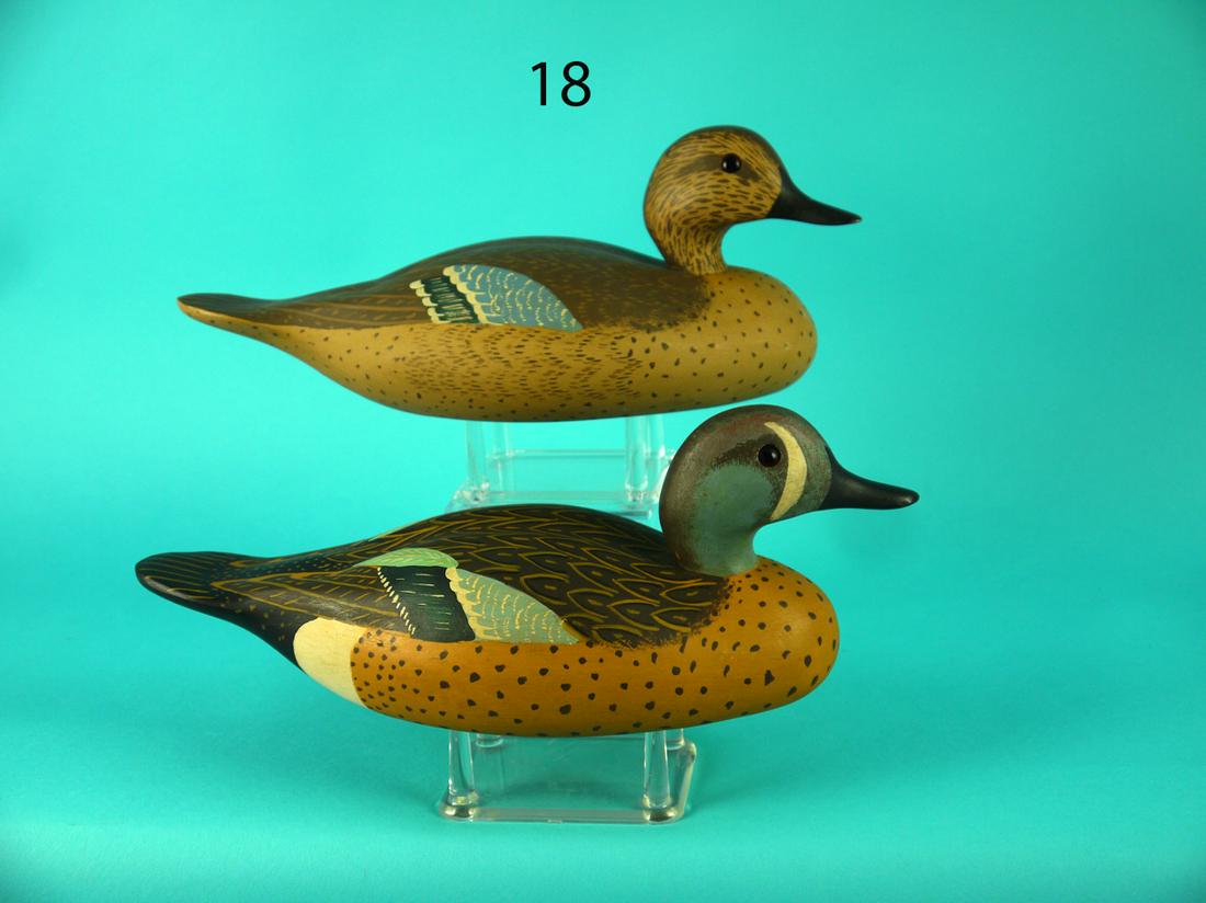 BLUE WING TEAL PAIR, WILDFOWLER (1 of 4)