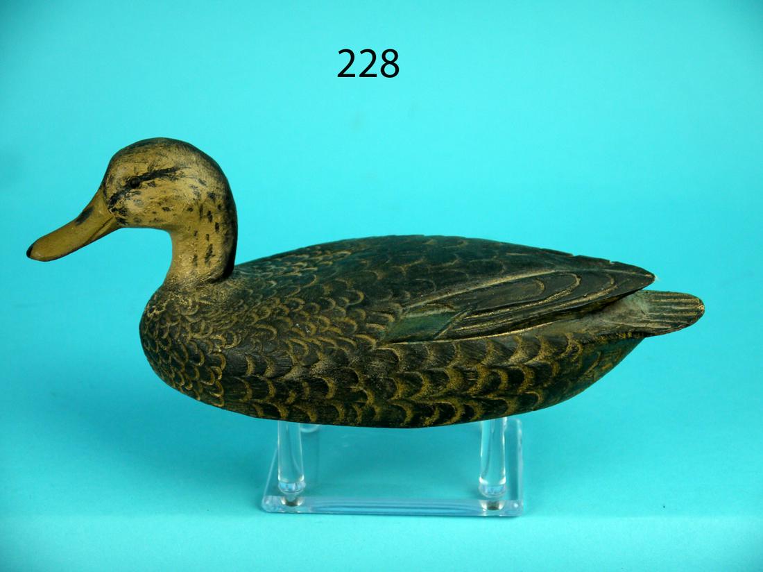 ONE-THIRD SIZE BLACK DUCK, B. SCHMIDT (1 of 4)
