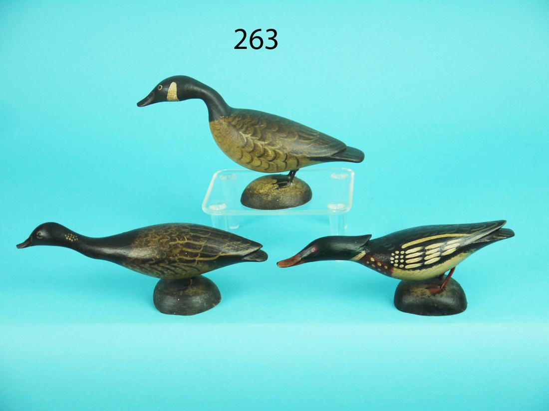 THREE MINIATURE CARVINGS, K. KIRBY (1 of 4)