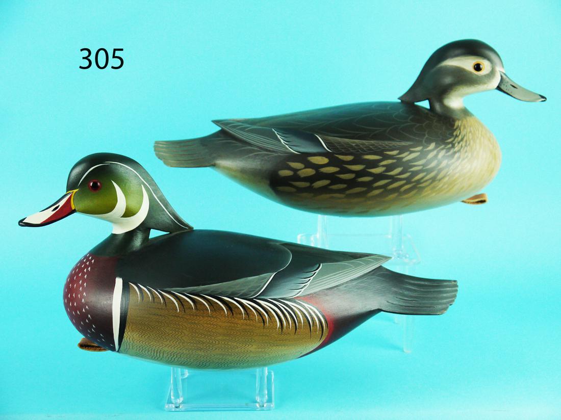WOOD DUCK PAIR, G. STRUNK (1 of 4)