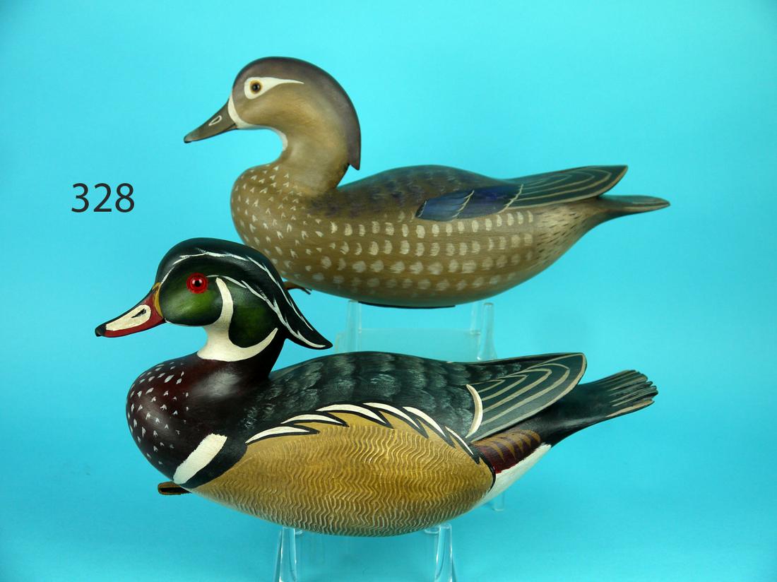 WOOD DUCK PAIR, J. BRITTON (1 of 4)