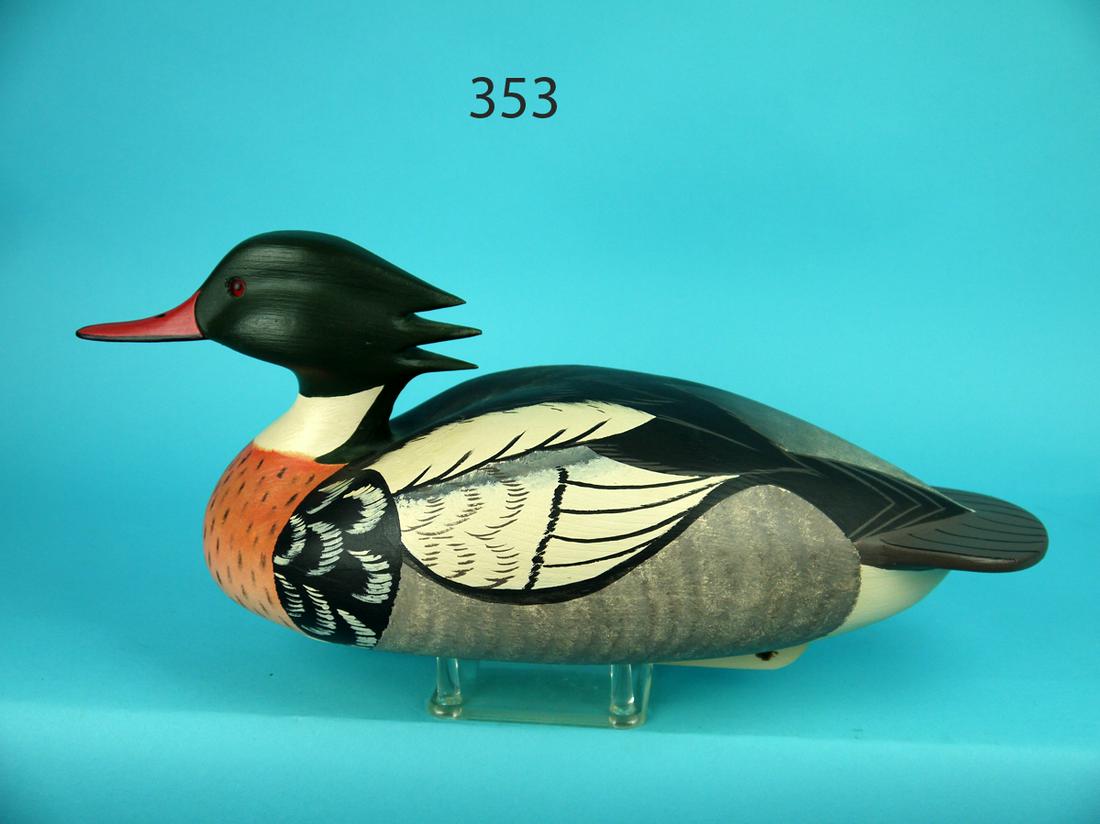 RED-BREAST MERGANSER DRAKE, C. ALLSOPP (1 of 4)