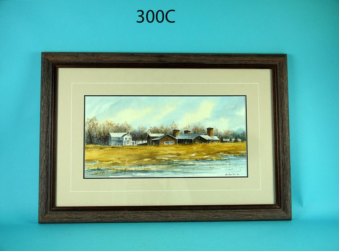WINTER FARM SCENE, A. BARKER (1 of 1)