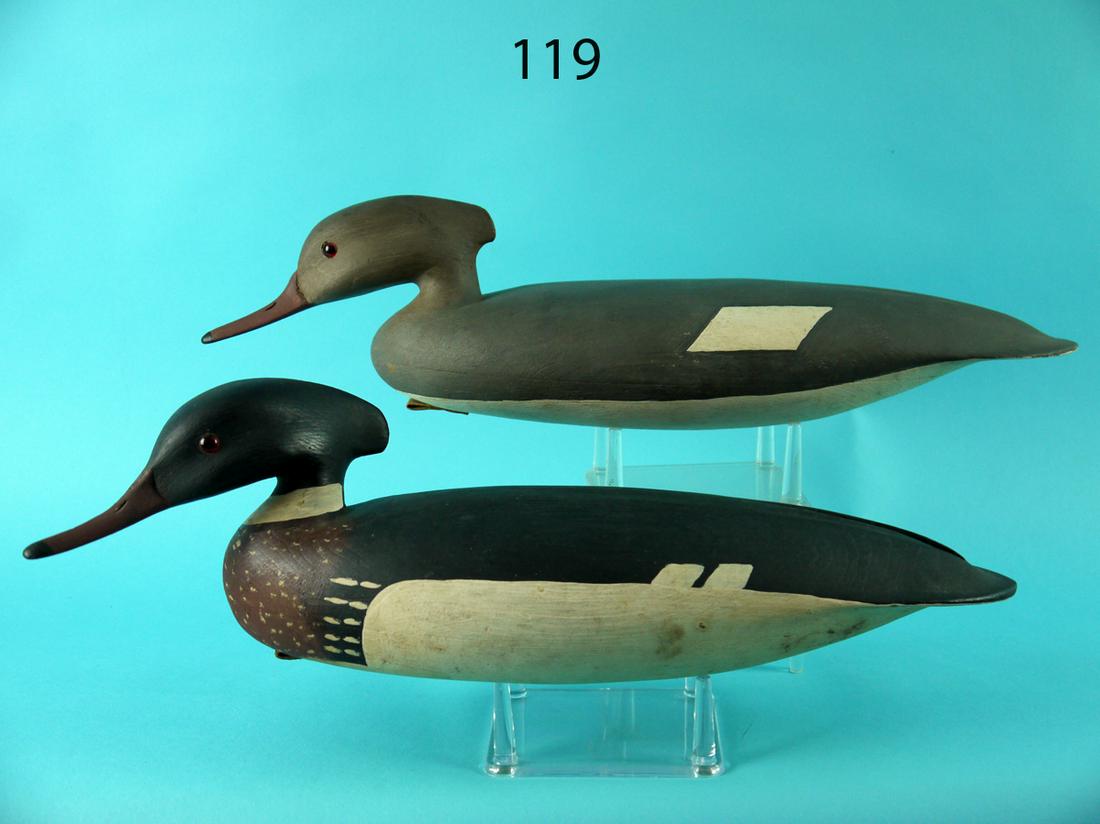 RED-BREAST MERGANSER PAIR, H. CONKLIN (1 of 4)