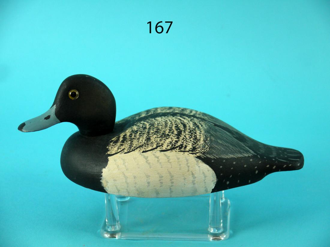 ONE-HALF SIZE BLUE BILL DRAKE, WILDFOWLER (1 of 4)