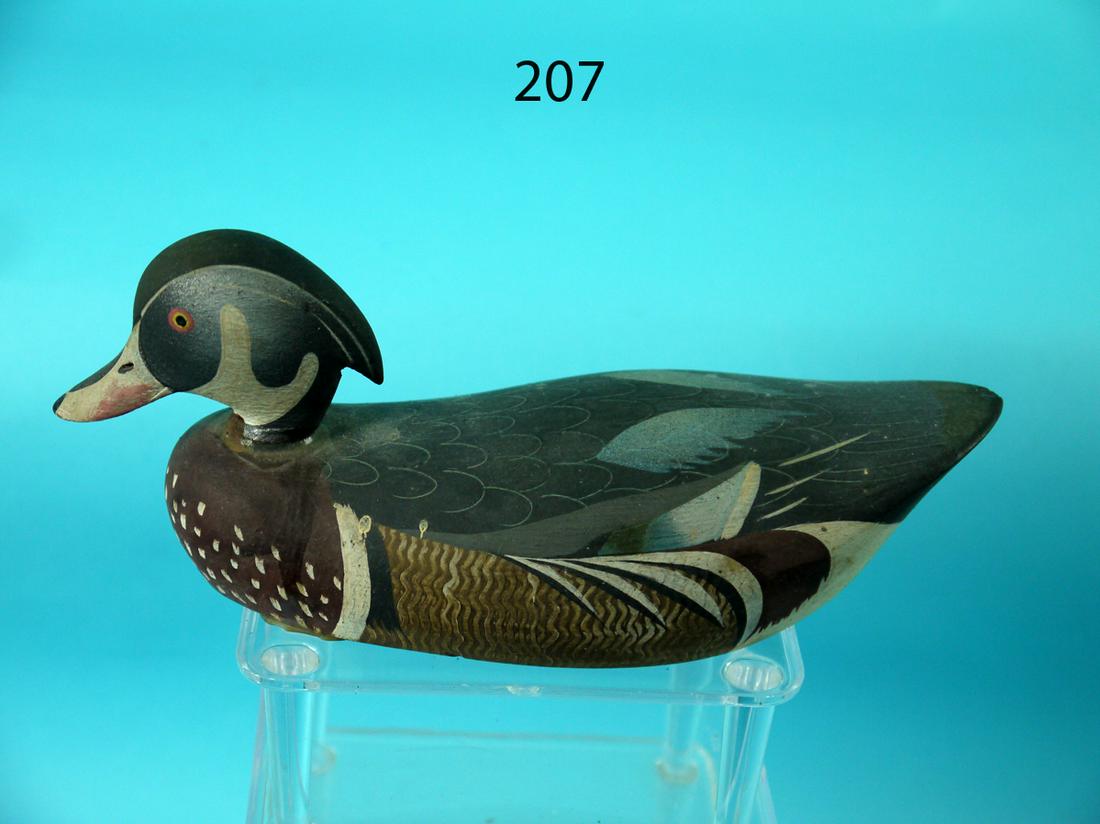 ONE-THIRD SIZE WOOD DUCK DRAKE, K. HARRIS (1 of 4)