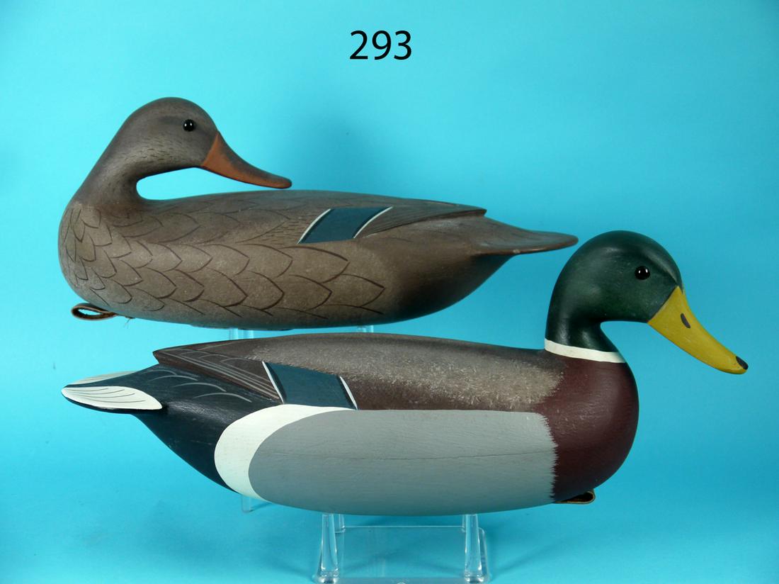 VERY FINE MALLARD PAIR, G. STRUNK (1 of 4)