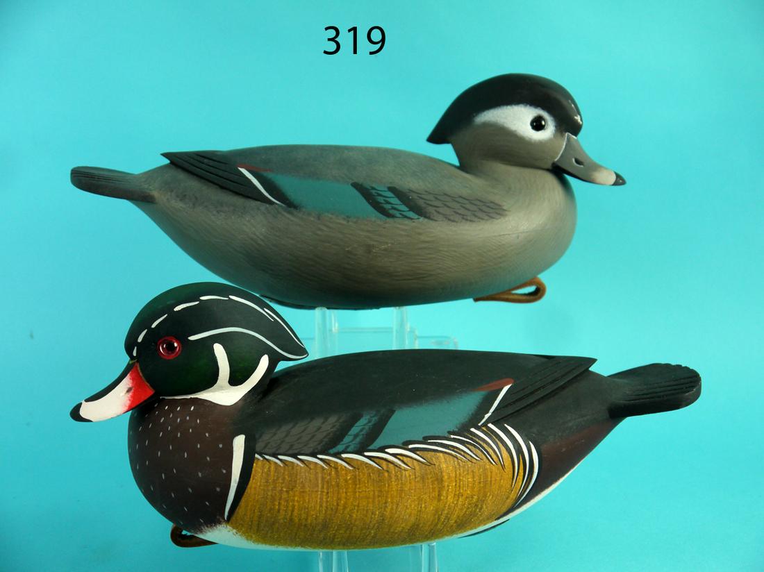 WOOD DUCK PAIR, F.C. BROWN, JR. (1 of 4)