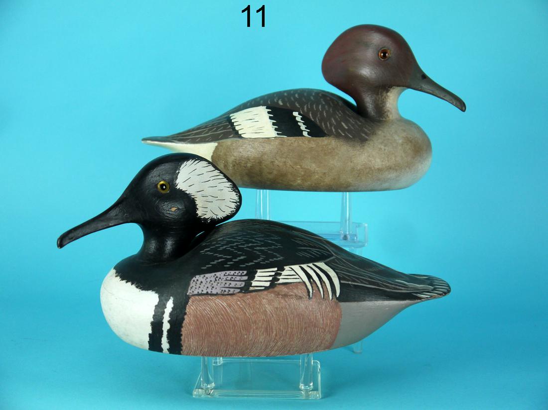 HOODED MERGANSER PAIR, WILDFOWLER (1 of 4)
