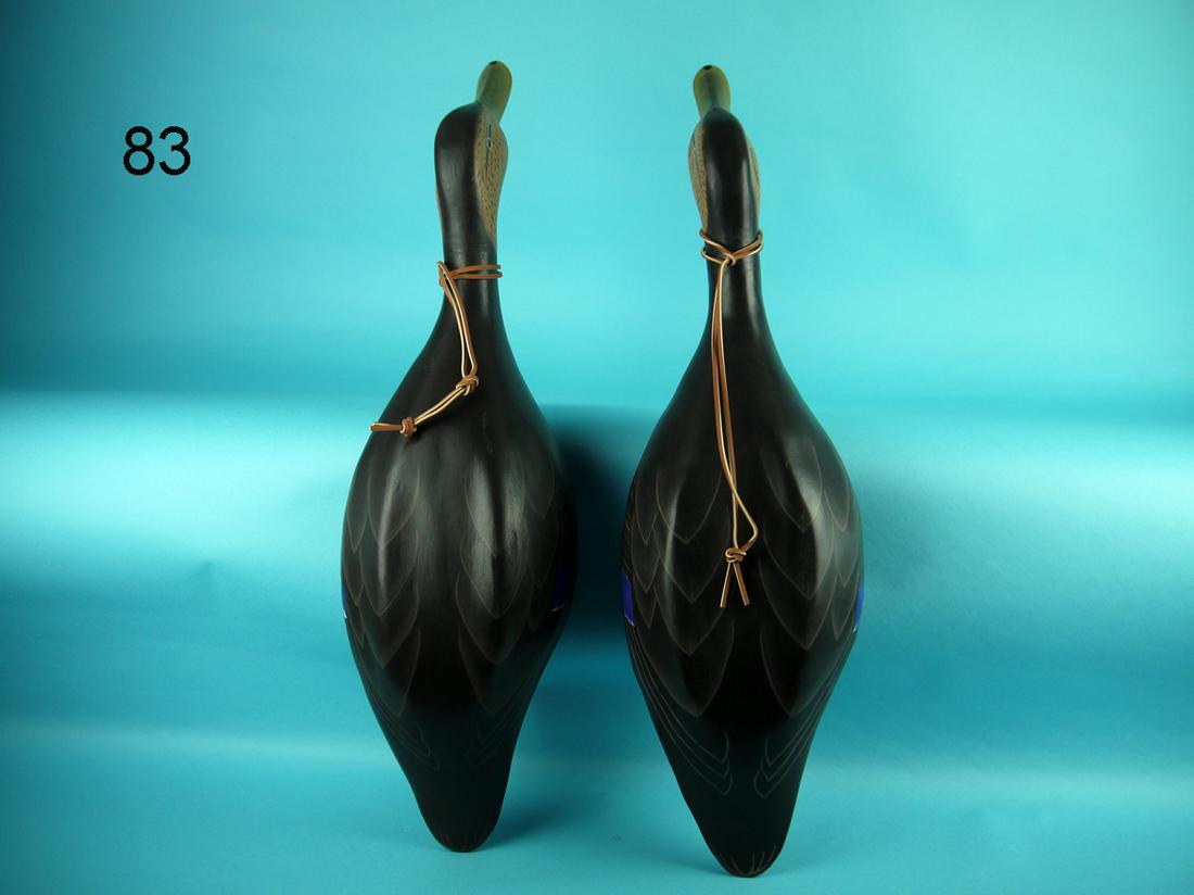 HANGING BLACK DUCK PAIR, D. AND L. ROBINSON (1 of 2)