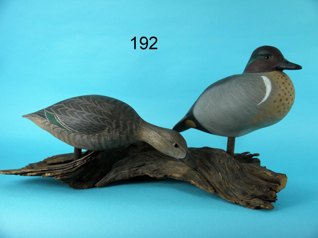 GREEN WING TEAL PAIR, B. AND K. HAMMELL (1 of 2)