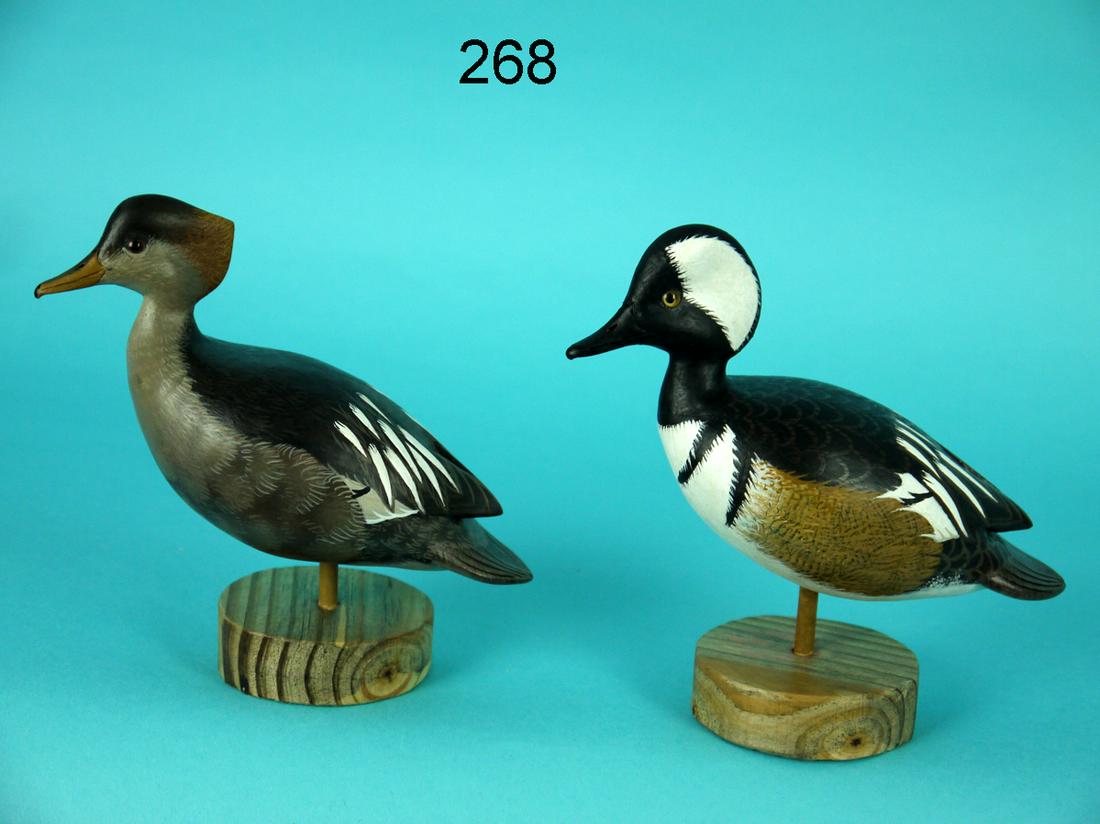 STANDING MINIATURE HOODED MERGANSERS, J. WOOD (1 of 3)