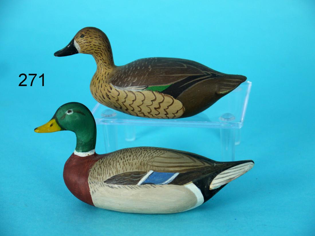 MINIATURE MALLARD PAIR, L. STERLING (1 of 2)