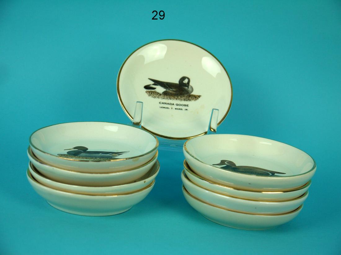 NINE DUCKS UNLIMITED ASH TRAYS (1 of 1)
