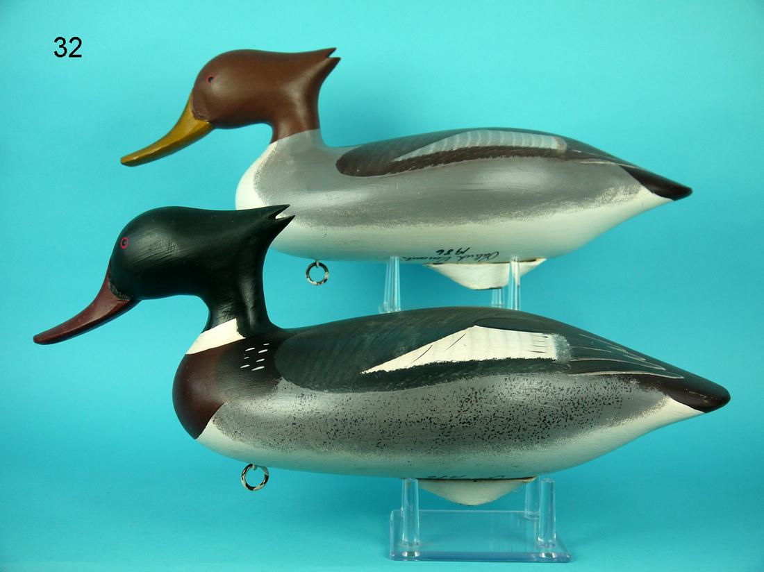 RED-BREASTED MERGANSER PAIR, P. VINCENTI (1 of 4)