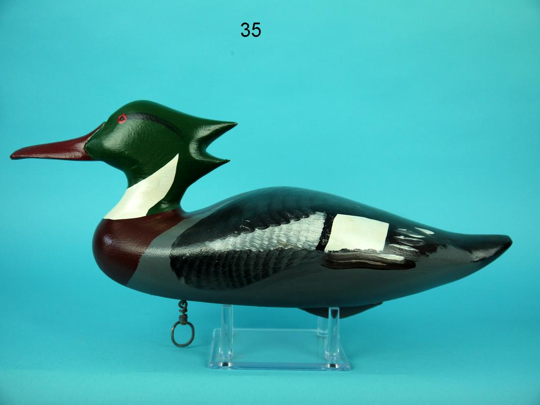 RED-BREASTED MERGANSER DRAKE, H. JOBES (1 of 4)