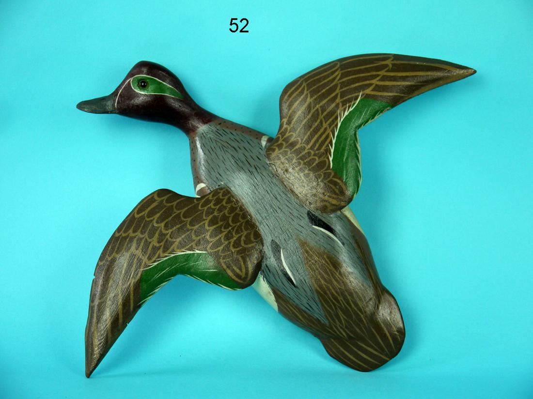 FLYING GREEN WING TEAL, B. LEWIS (1 of 2)