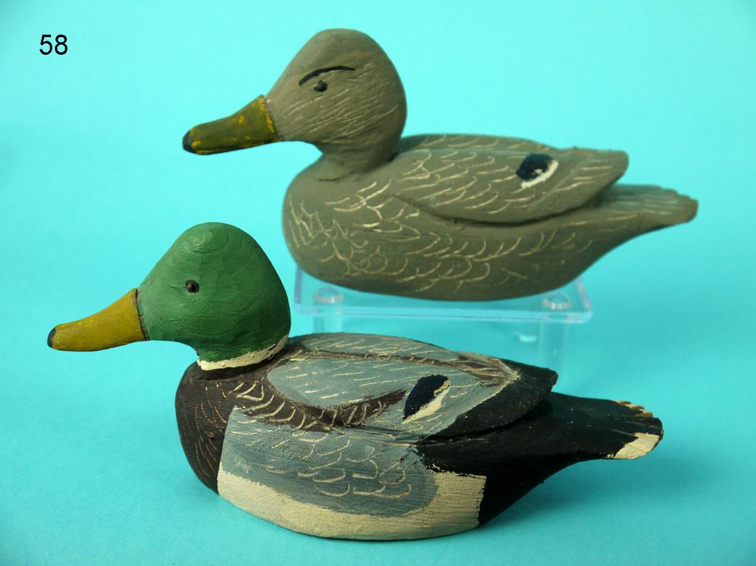 MINIATURE MALLARD PAIR, M. HANCOCK (1 of 4)