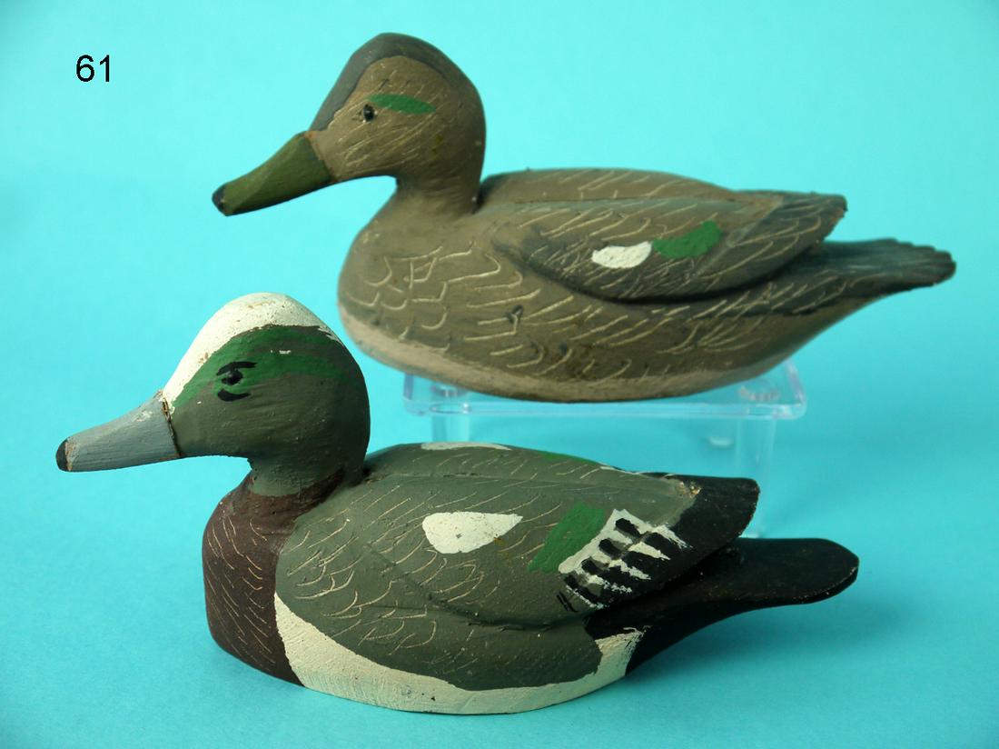 MINIATURE WIGEON PAIR, M. HANCOCK (1 of 4)