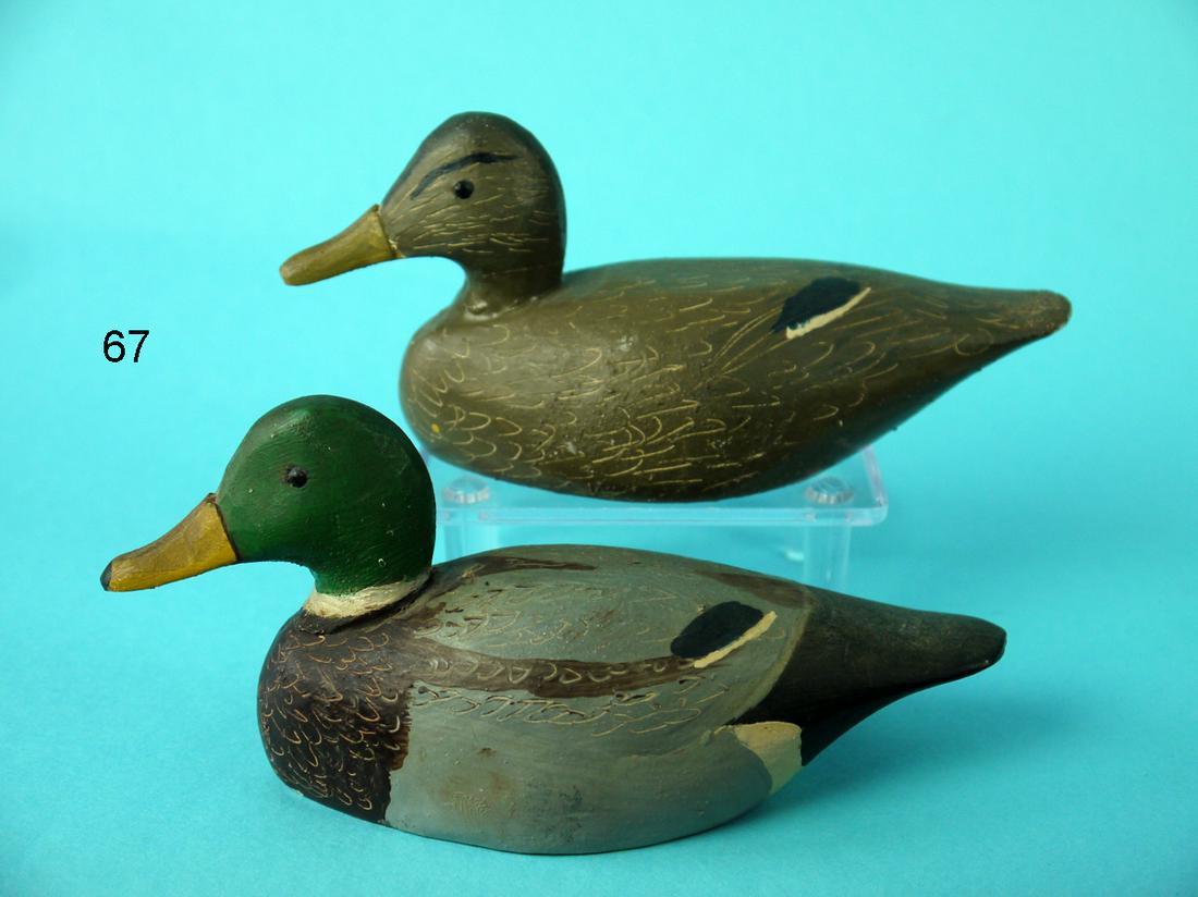 MINIATURE MALLARD PAIR, M. HANCOCK (1 of 4)