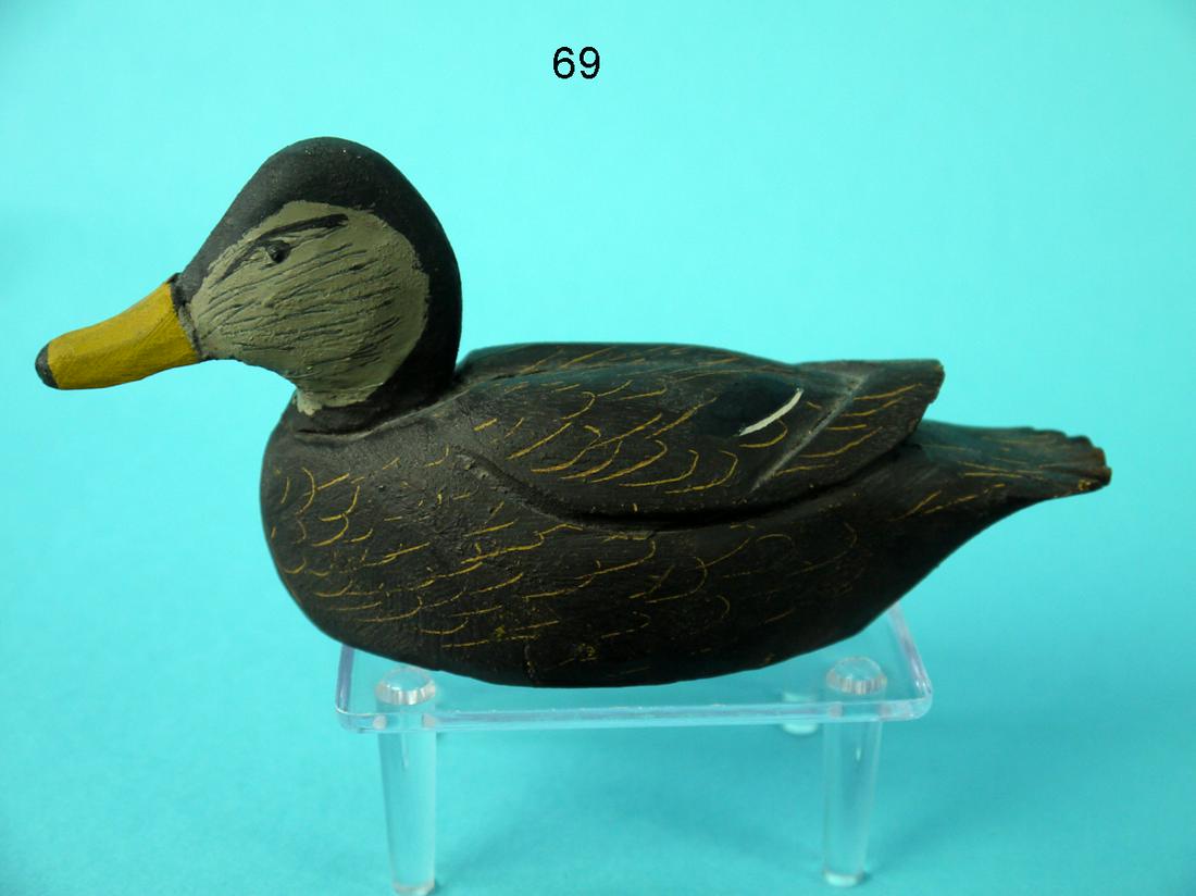 MINIATURE BLACK DUCK, M. HANCOCK (1 of 4)