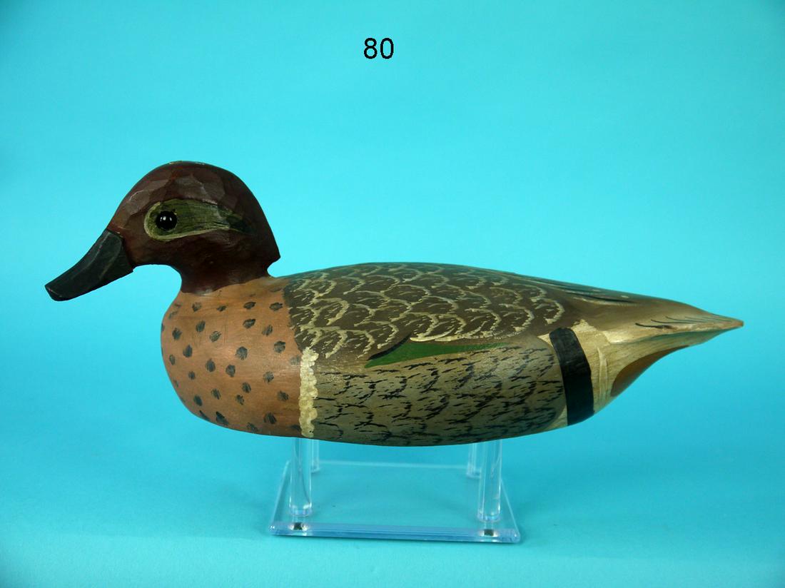 GREEN WING TEAL DRAKE, J. BOWDEN (1 of 4)