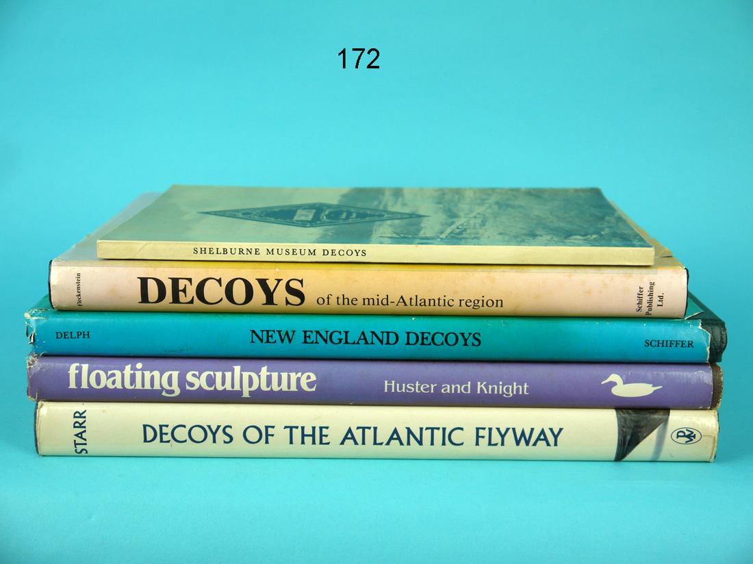 GROUP OF FIVE DECOY BOOKS (1 of 1)