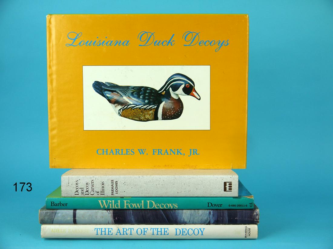 GROUP OF FIVE DECOY BOOKS (1 of 1)
