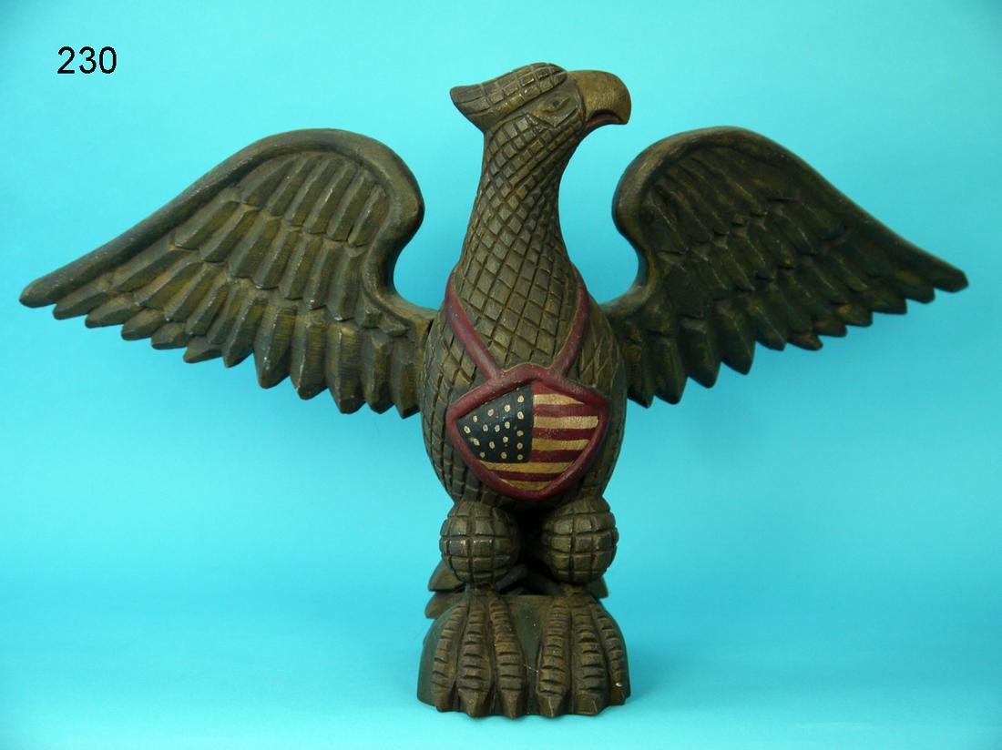 FOLK ART EAGLE, S. MOREY (1 of 2)