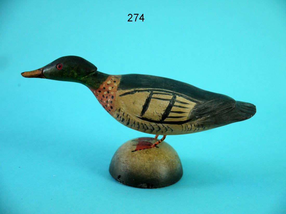 MINIATURE RED-BREASTED MERGANSER DRAKE, K. KIRBY (1 of 4)