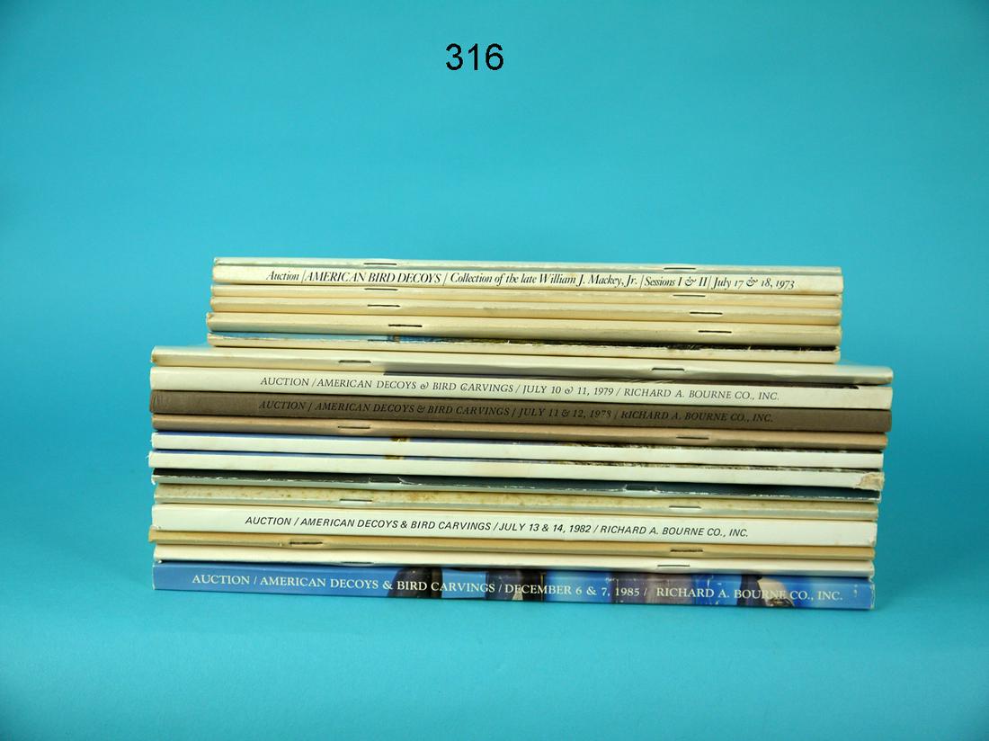 GROUP OF 18 RICHARD A. BOURNE AUCTION CATALOGS (1 of 1)
