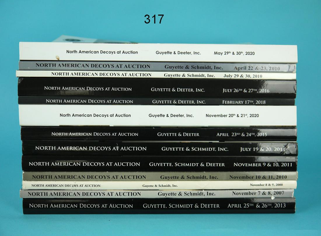 THIRTEEN GUYETTE & SCHMIDT/DEETER AUCTION CATALOGS (1 of 1)