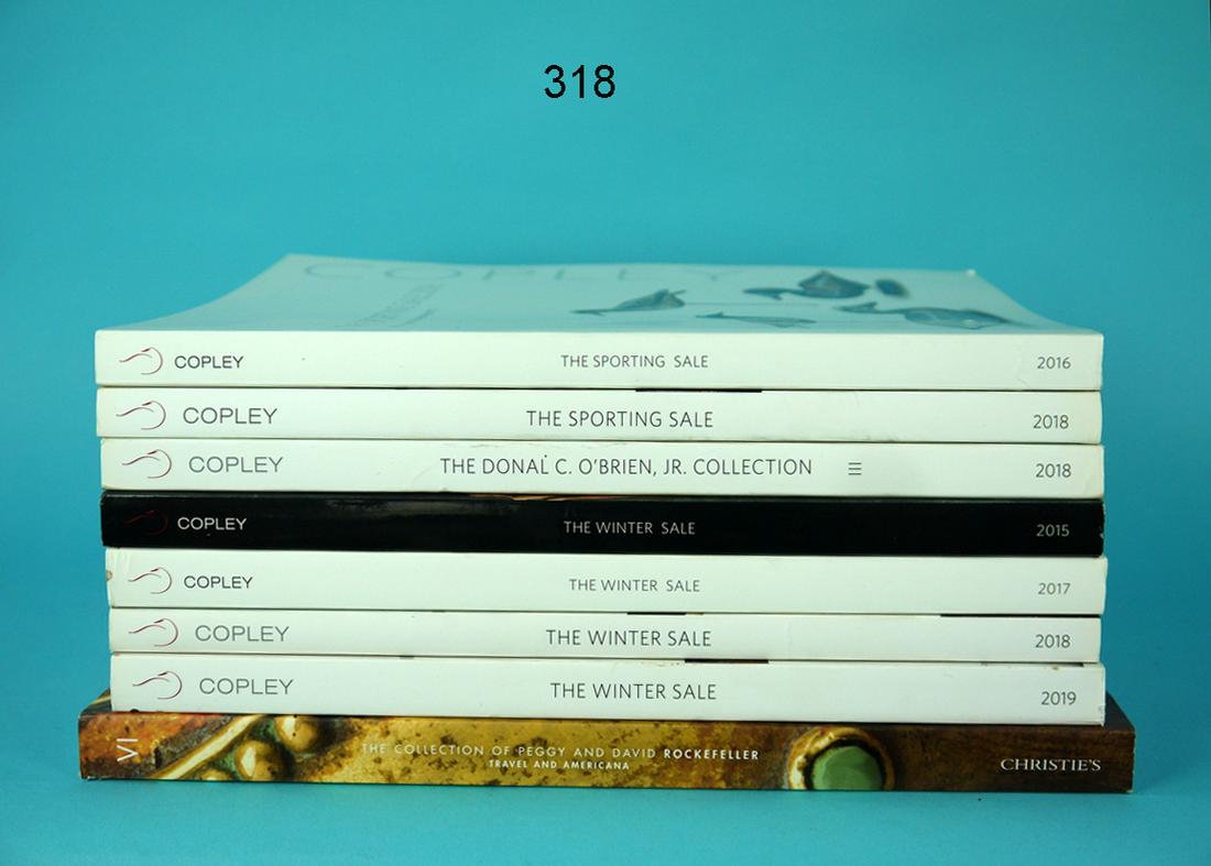 SEVEN COPLEY ART AUCTION AND CHRISTIE'S CATALOGS (1 of 1)