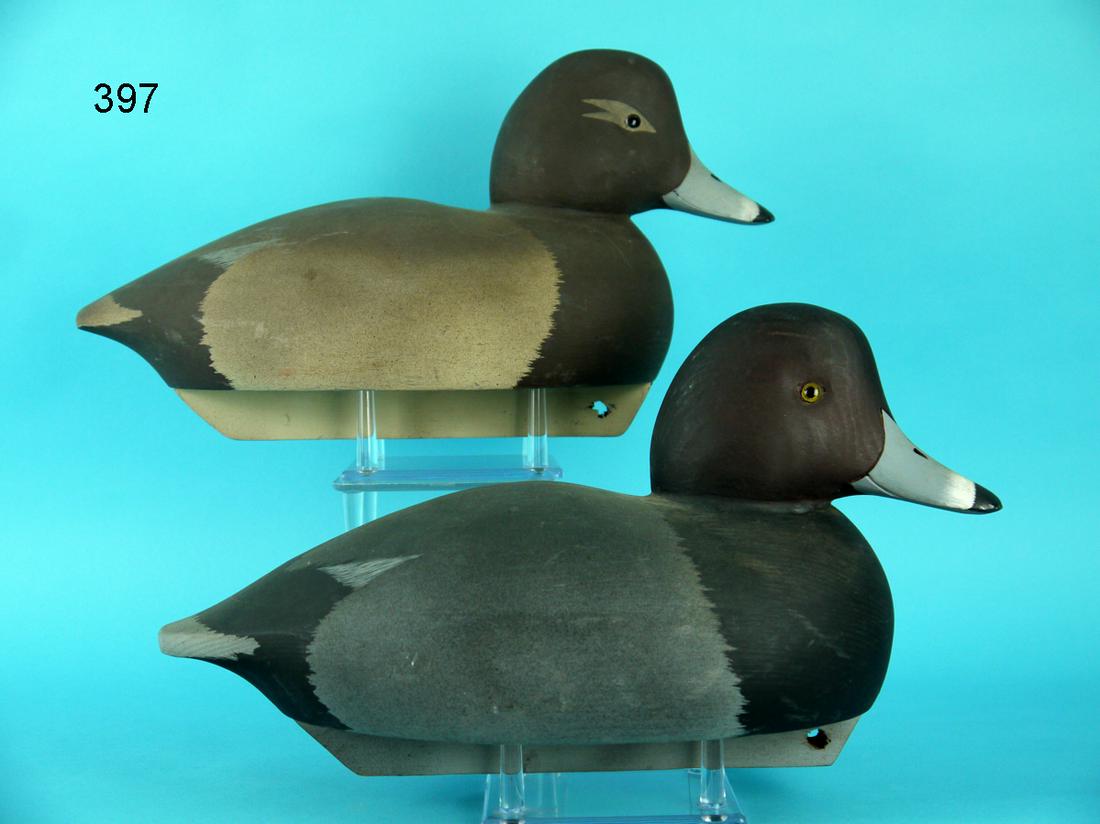 REDHEAD PAIR, DELAWARE RIVER DECOY CO. (1 of 4)