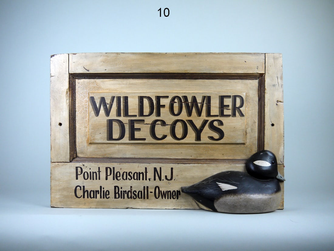 WILDFOWLER DECOYS ADVERTISING SIGN (1 of 2)