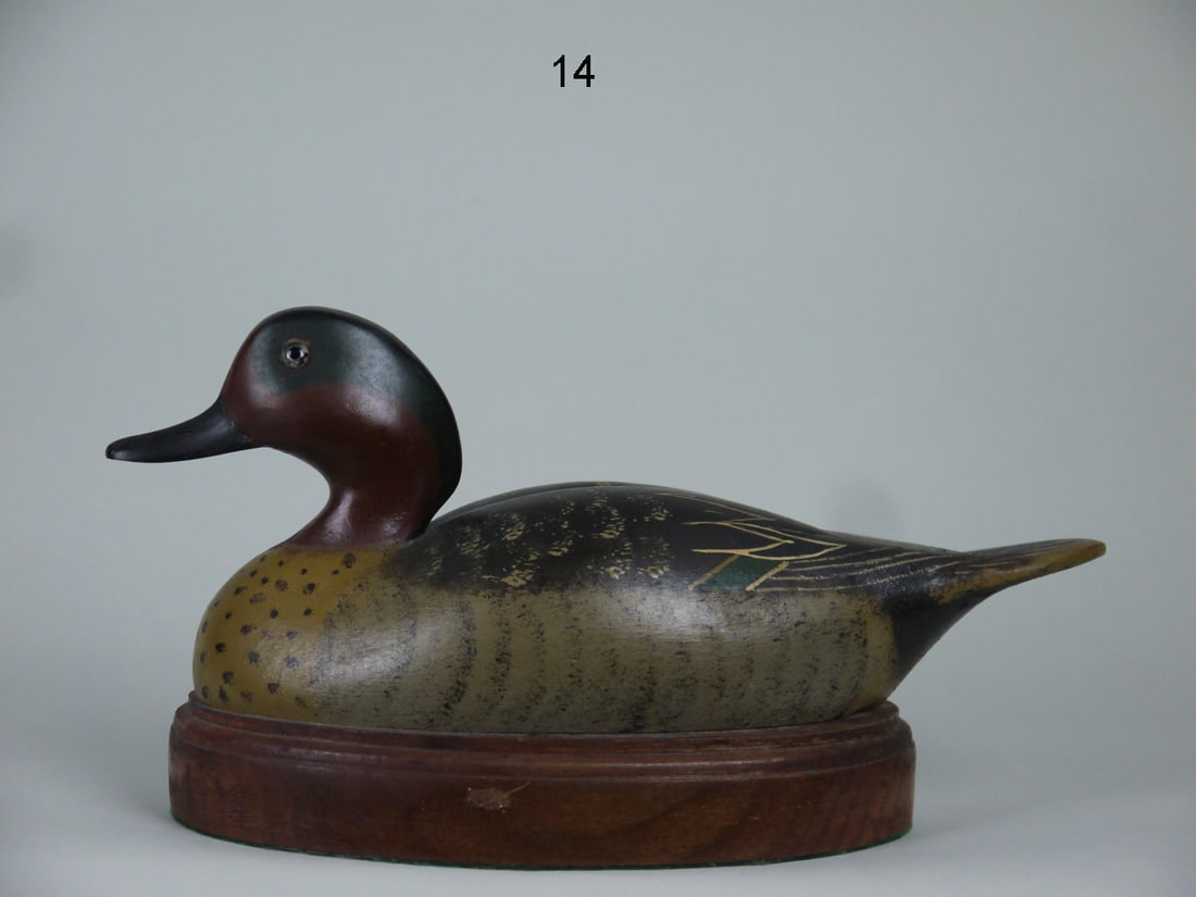 GREEN WING TEAL DRAKE, WILDFOWLER (1 of 3)