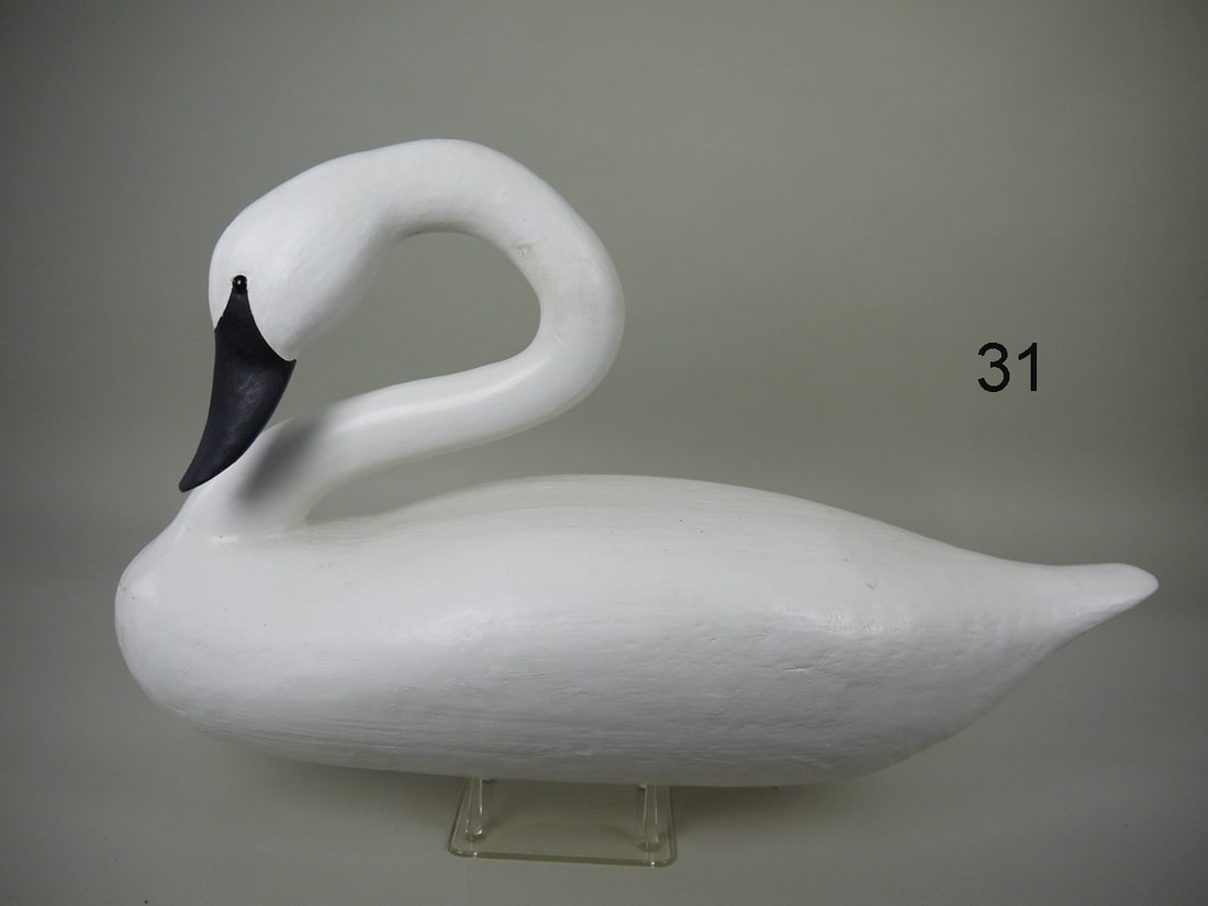 SWAN, WILDFOWLER DECOY CO., BABYLON, NY (1 of 4)