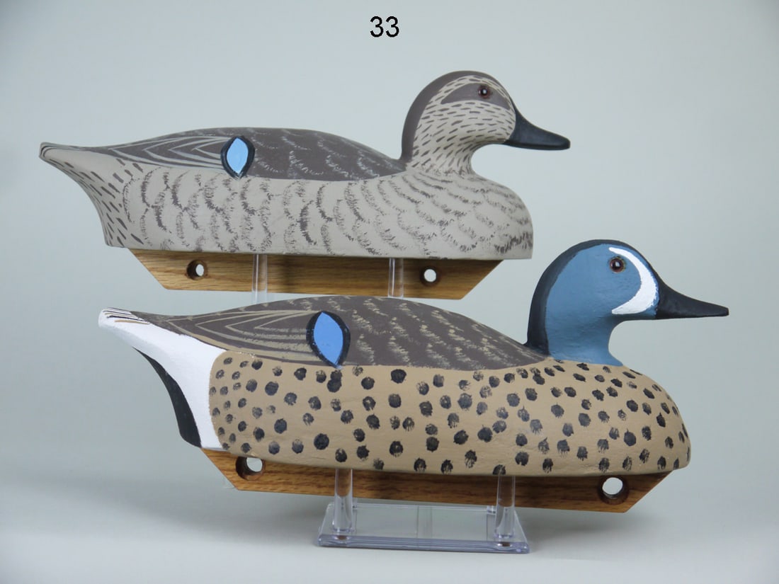 BLUE WING TEAL PAIR, WILDFOWLER (1 of 4)