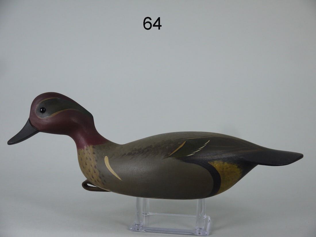 GREEN WING TEAL DRAKE, C. ROSSNER (1 of 4)