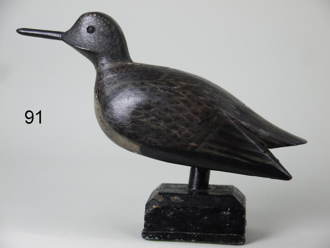 EARLY PLOVER, W.H. BENNETT: EARLY PLOVER by William Henry Bennett, East Hampton, NY, (1867-1954). Very good original paint and structural condition. Some very minor light flaking. Very minor paint wear to one wing tip. Detailed 