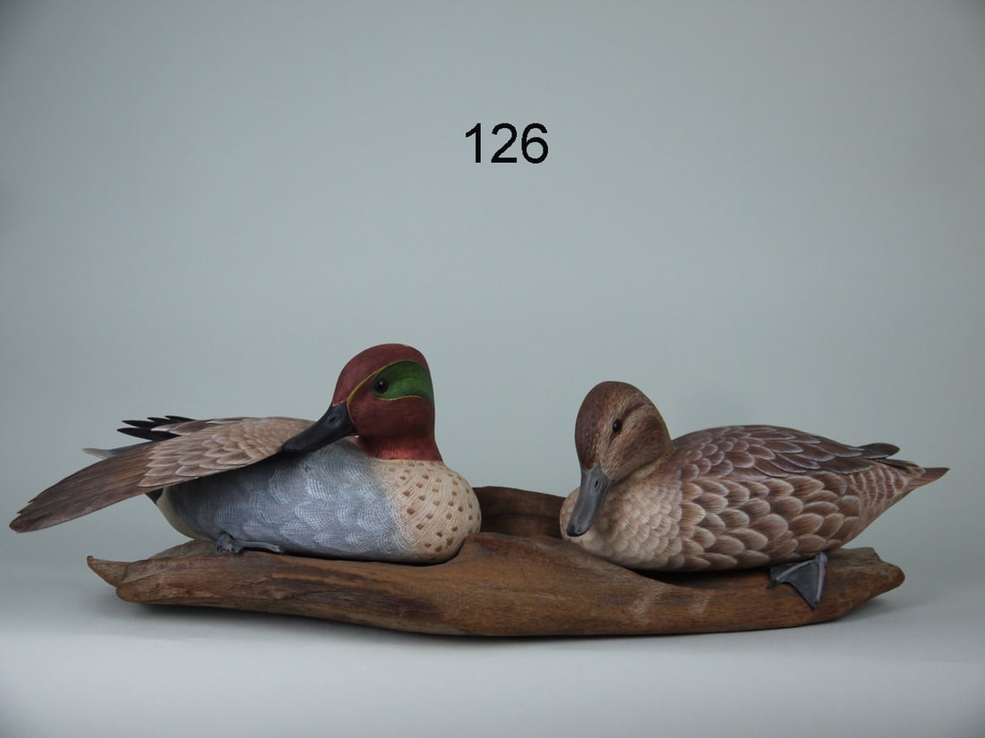 GREEN WING TEAL PAIR, H. MCCHESNEY (1 of 2)