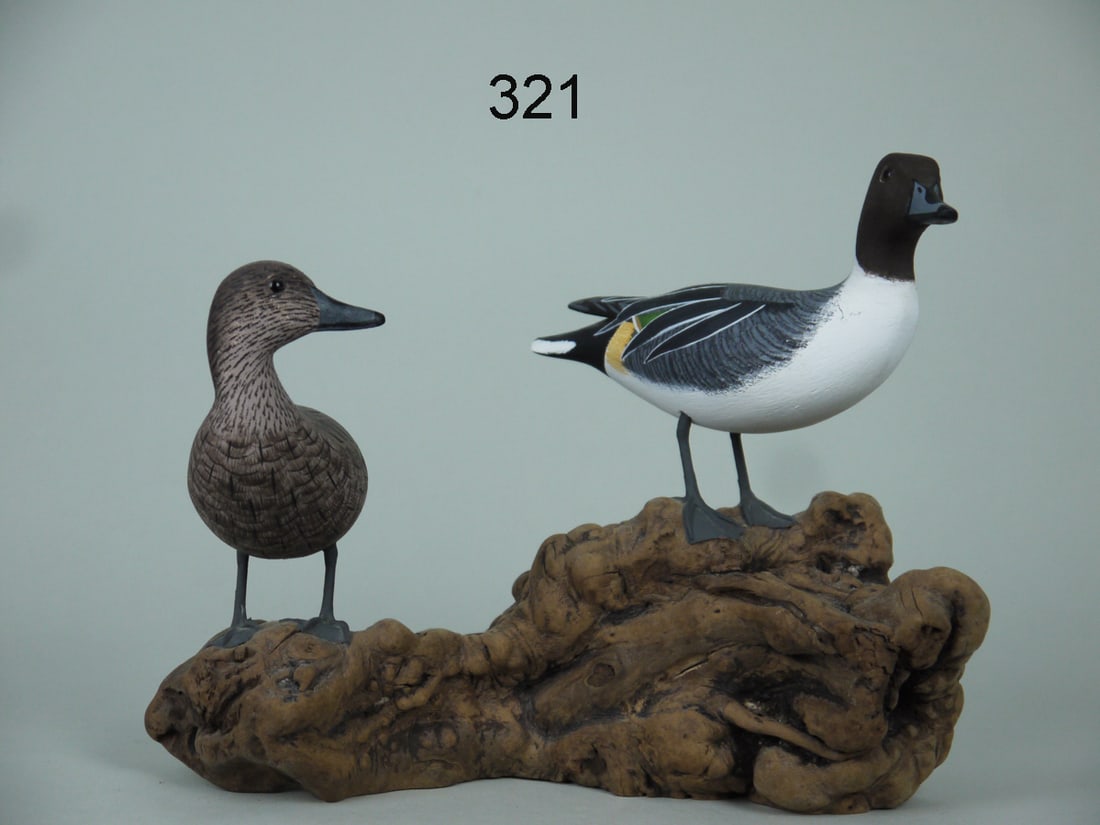 MINIATURE PINTAIL PAIR, J. AND P. WATERFIELD (1 of 2)