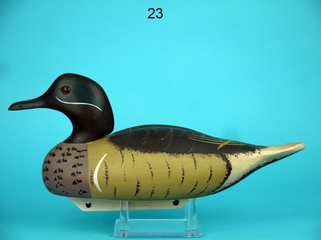 GREEN WING TEAL DRAKE, WILDFOWLER (1 of 4)