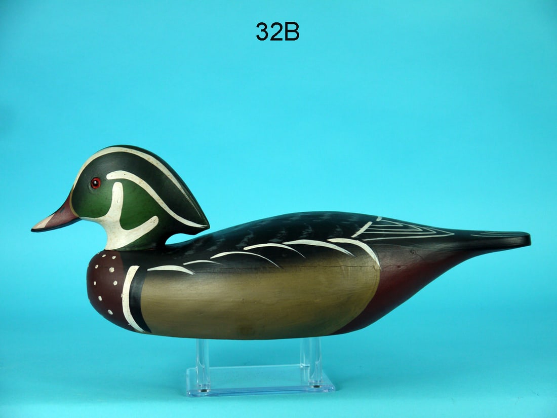 Wood Duck Drake, Barnegat Bay Decoy Co. Auction