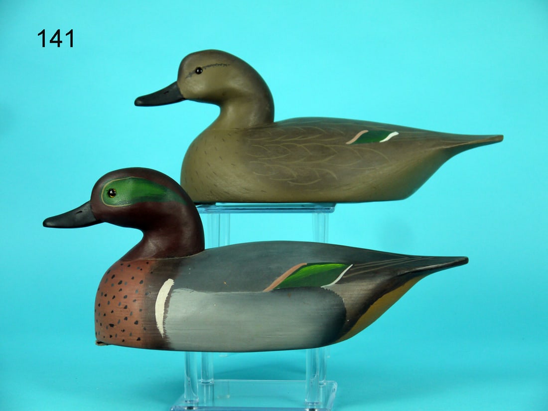 GREEN WING TEAL PAIR, B. BIDDLE (1 of 4)
