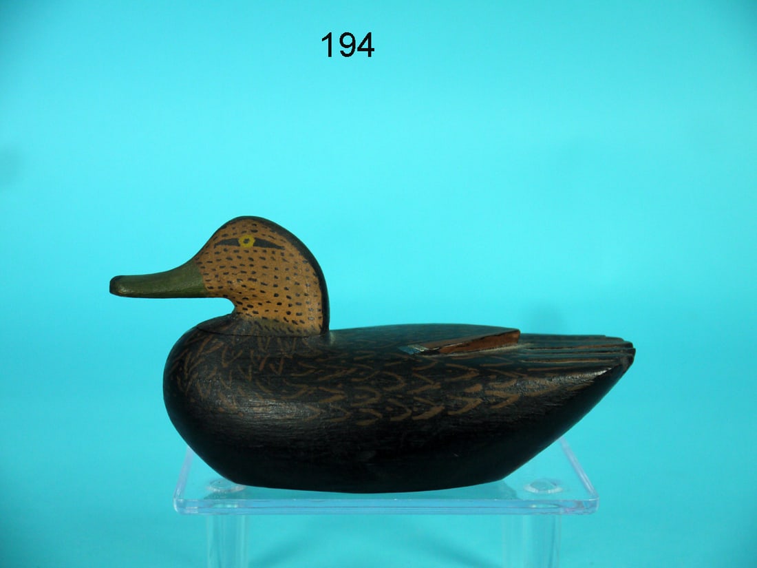 ONE-QUARTER SIZE BLACK DUCK, T. FITZPATRICK (1 of 4)