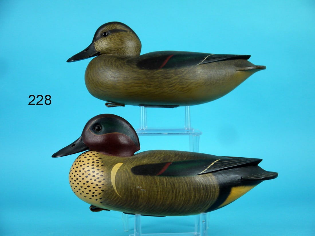 GREEN WING TEAL PAIR, F.C. BROWN, JR. (1 of 4)